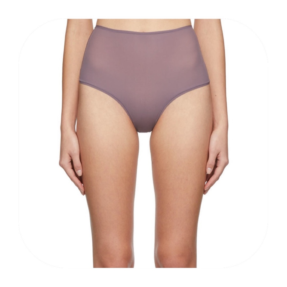 NWT SKIMS 2X plum high waisted thong